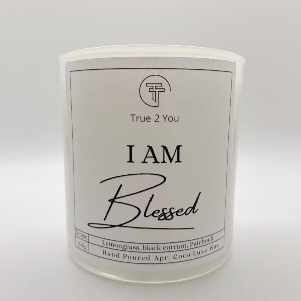 I Am Blessed (10oz) Hand Poured Candle