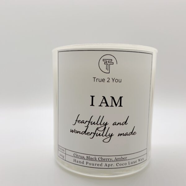 I Am Fearfully & Wonderfully Made (10oz) Hand Poured Candle