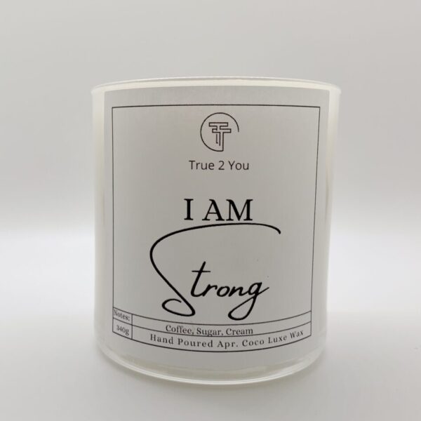 I Am Strong (10oz) Hand Poured Candle
